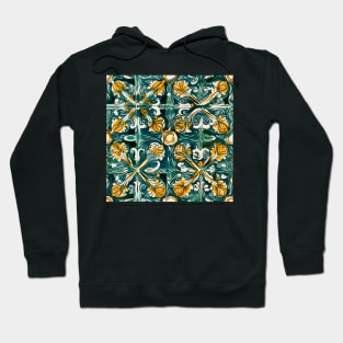 Italian Majolica Tile 10 Hoodie